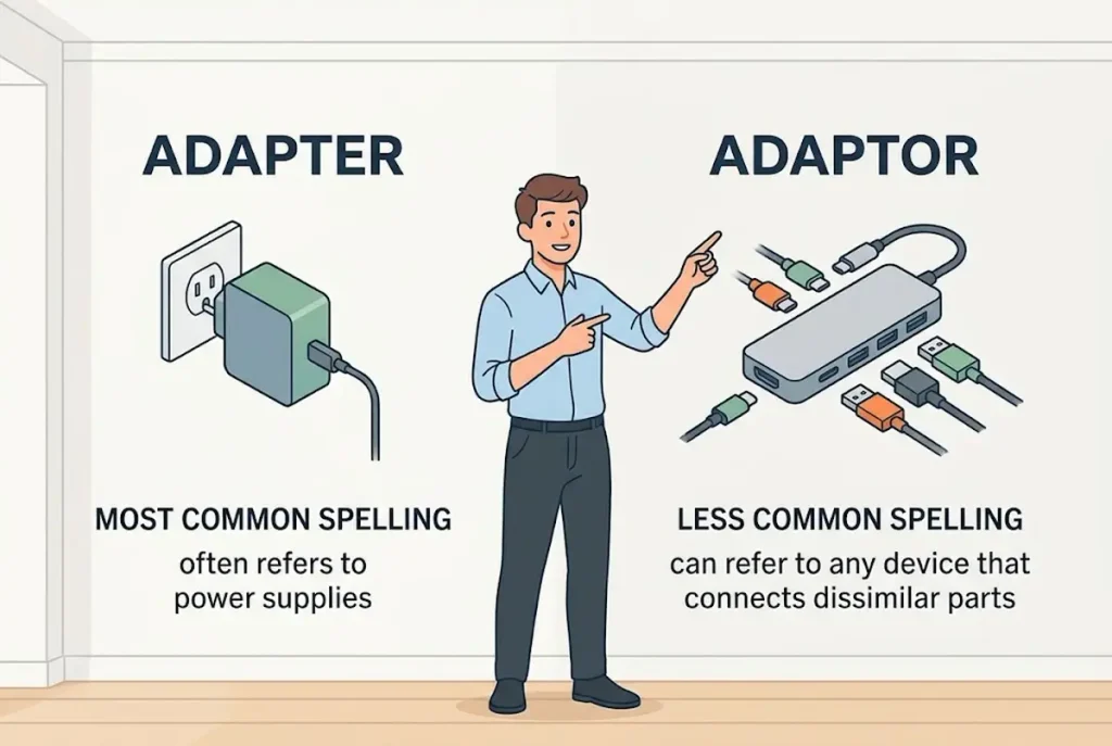 Adapter vs Adaptor in a quick comparison
