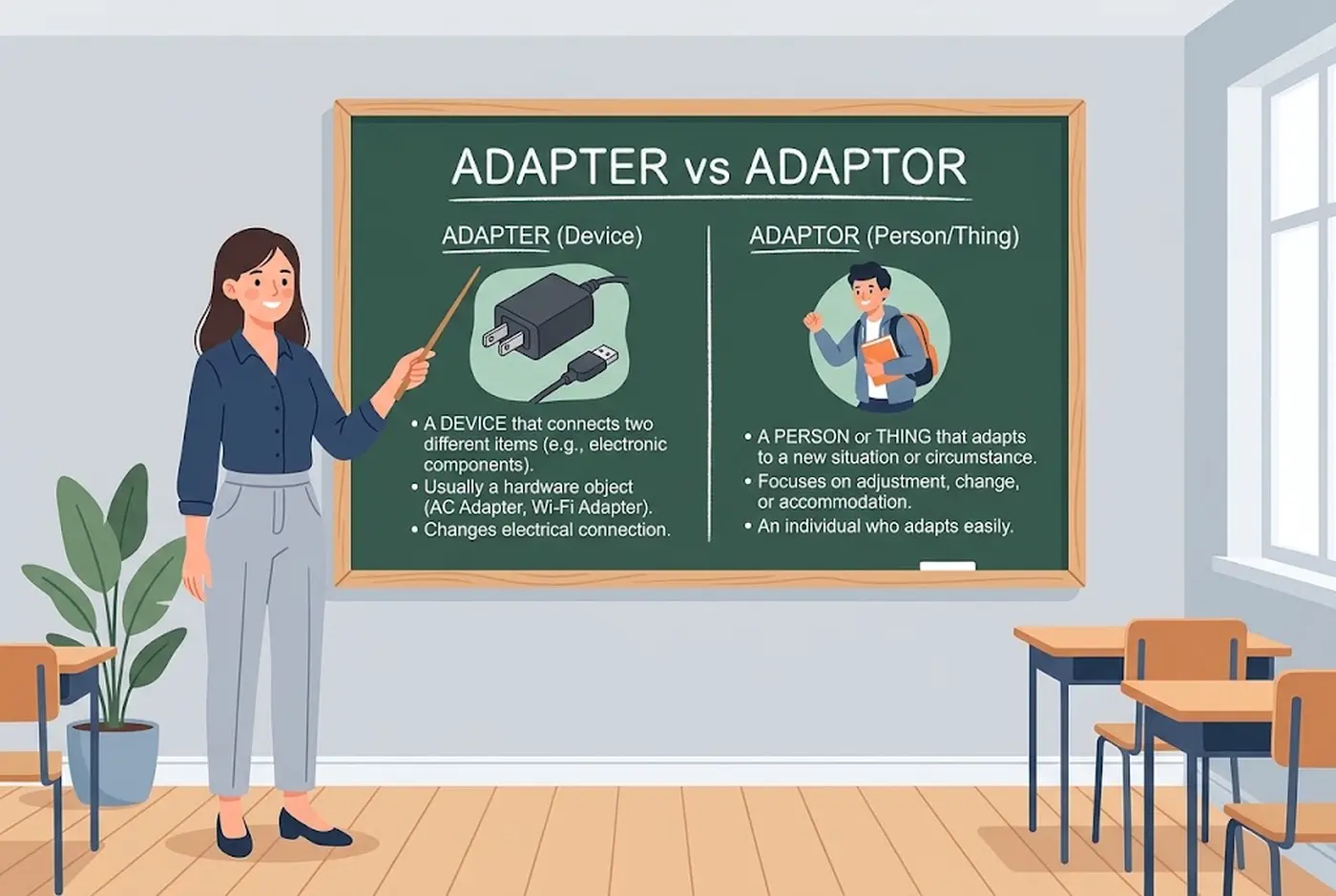 Adapter vs Adaptor