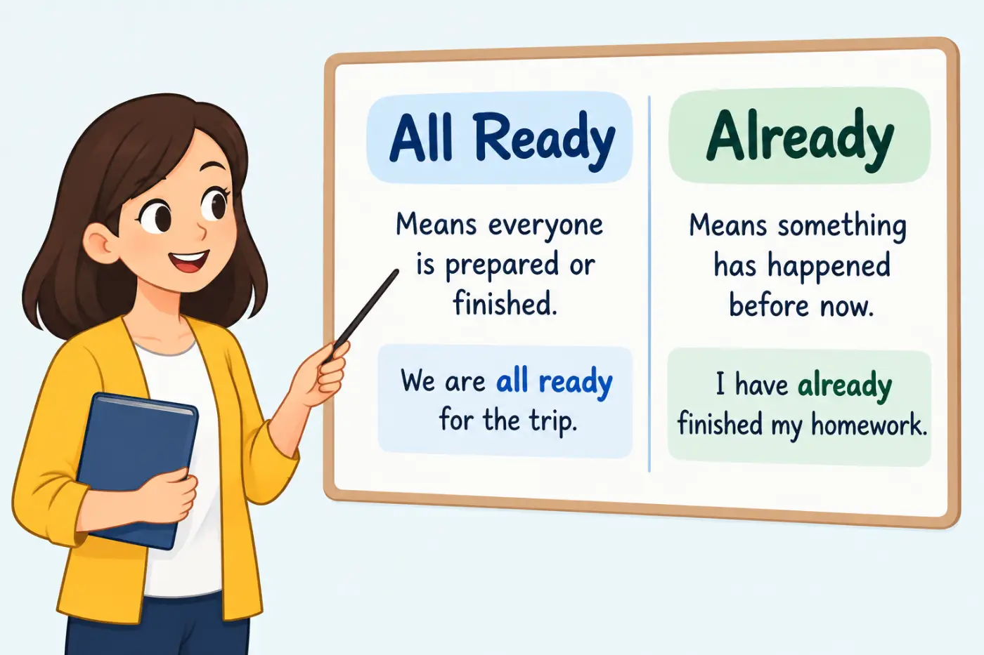 All Ready vs Already
