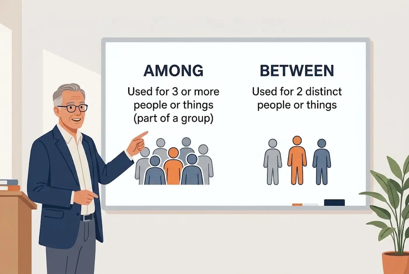 Among vs Between