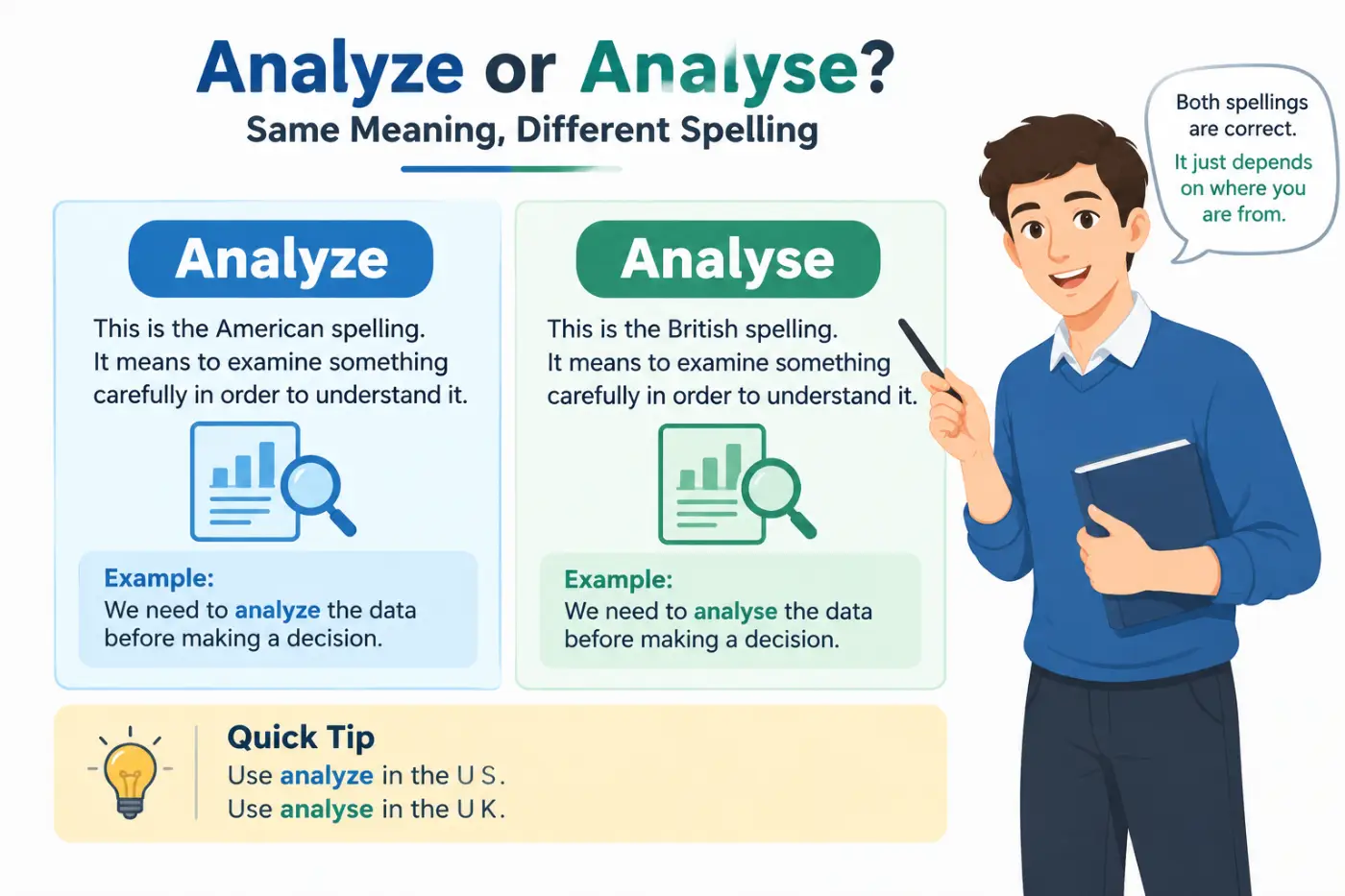 Analyze or Analyse