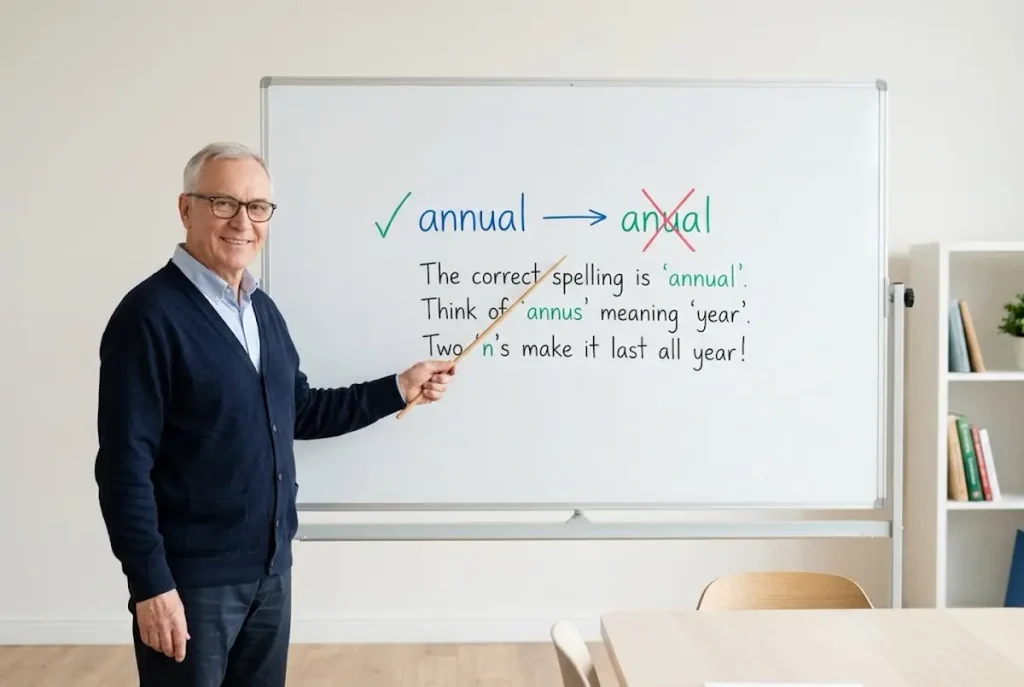 Final answer about anual or annual