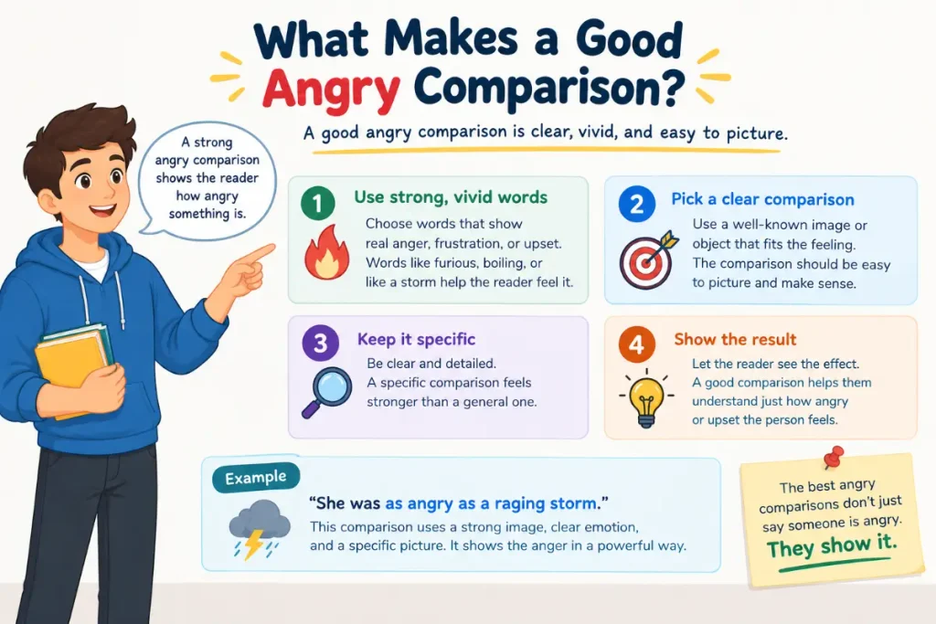 What makes a good angry comparison?