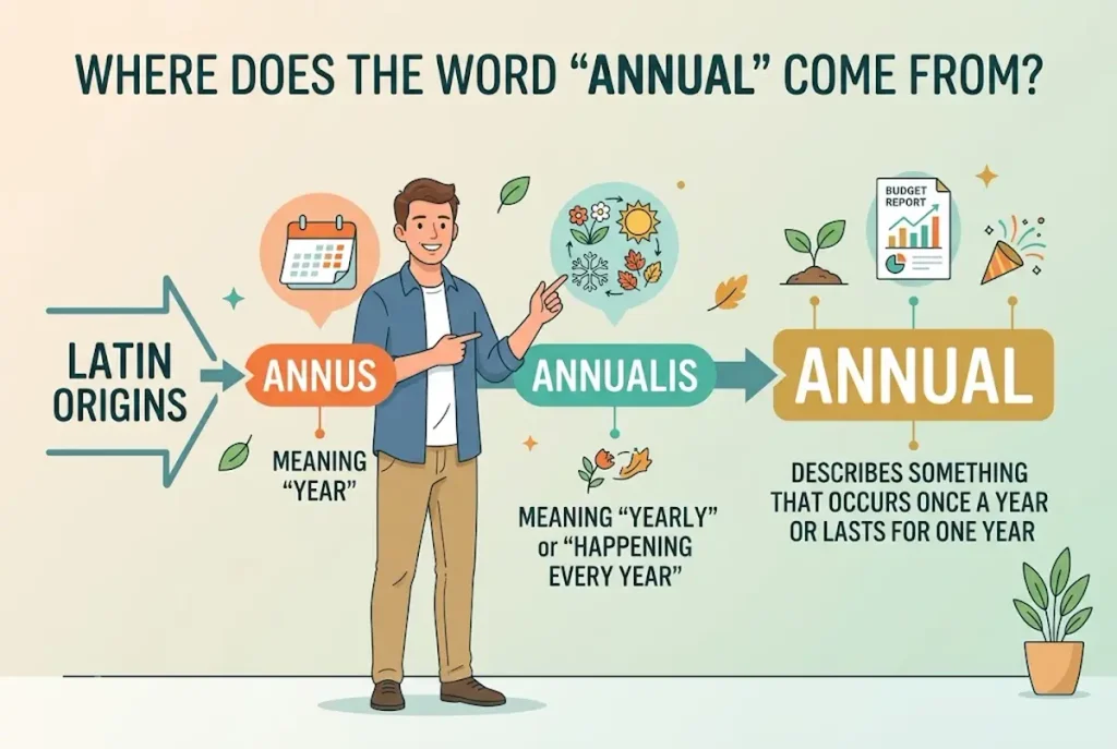 Where does the word annual come from?