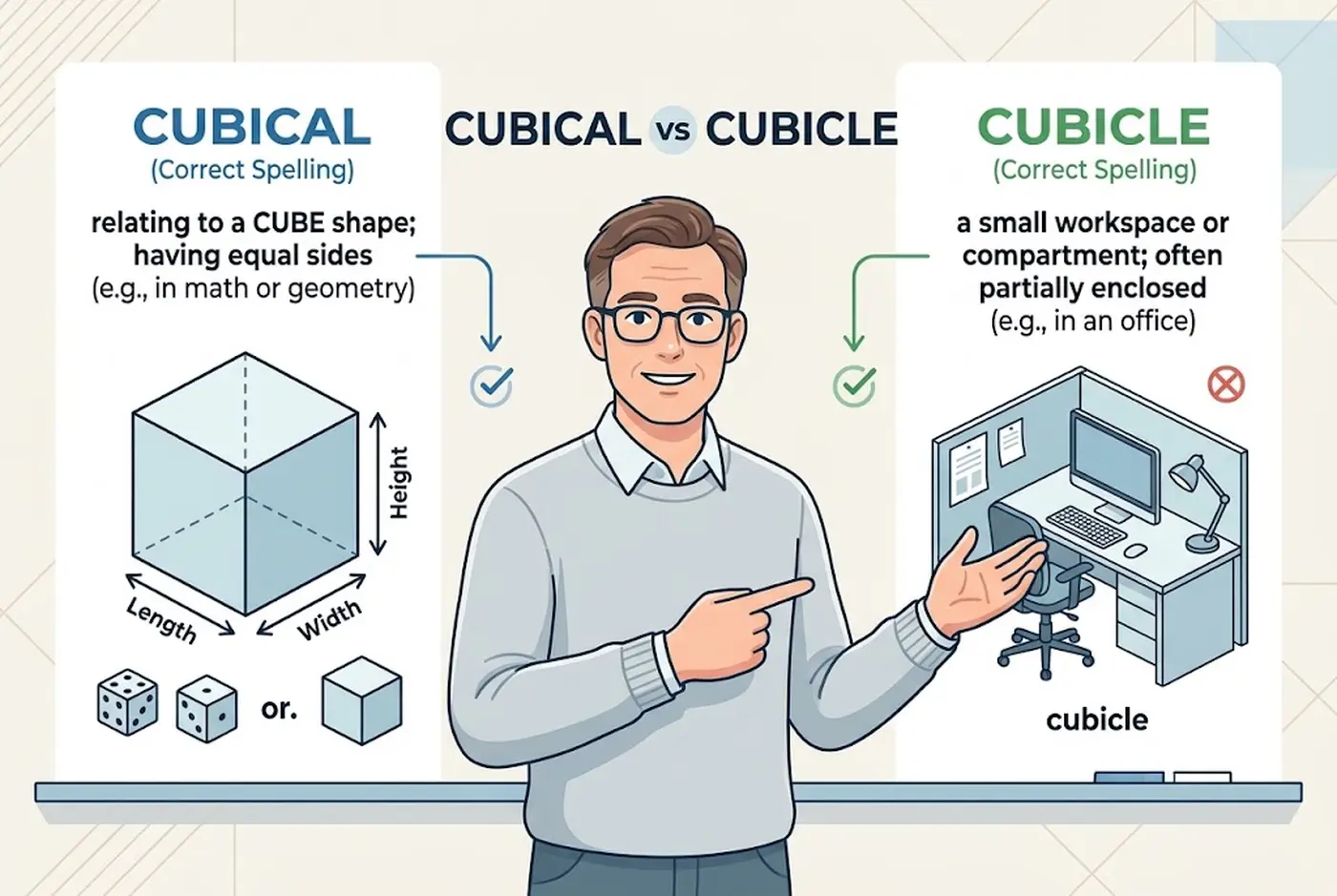 Cubical vs Cubicle