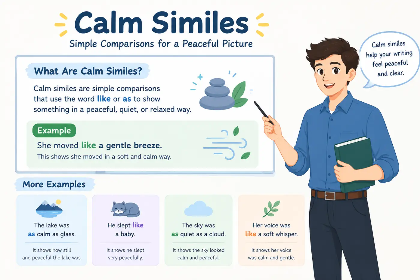 Calm Similes