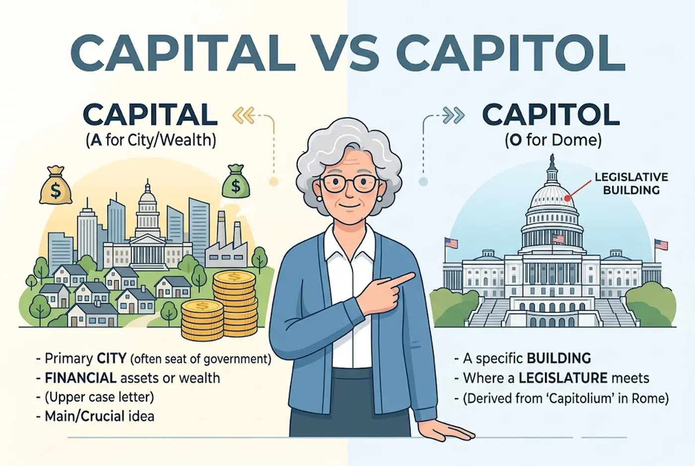 Capital vs Capitol