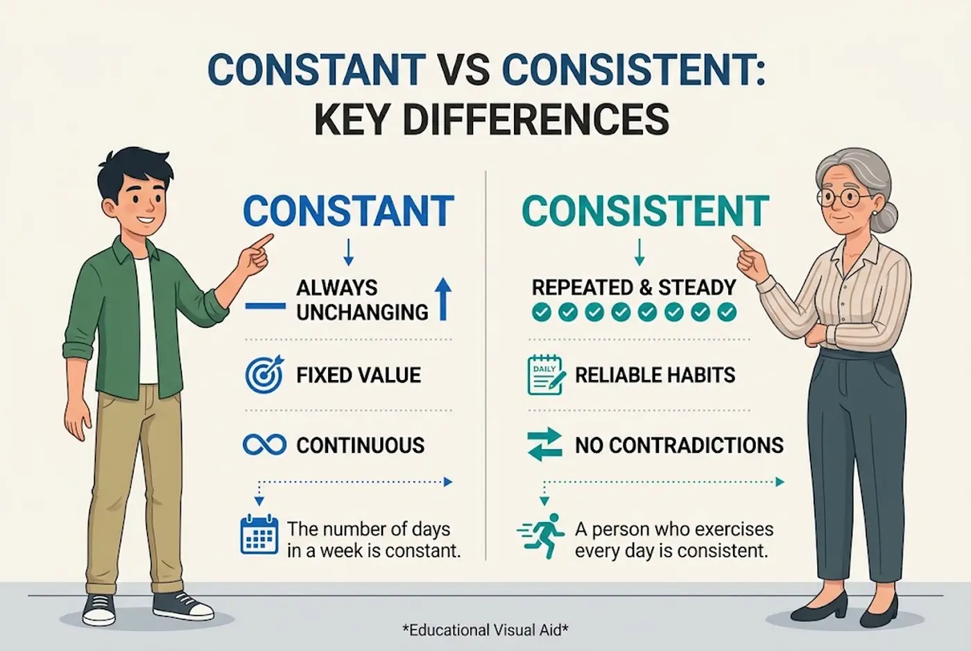 Constant vs Consistent