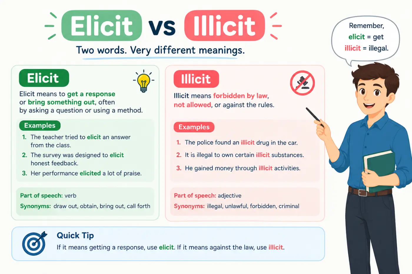 Elicit vs Illicit