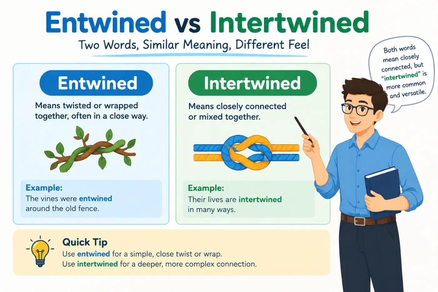 Entwined vs Intertwined