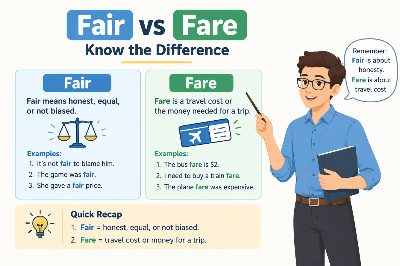 Fair vs Fare