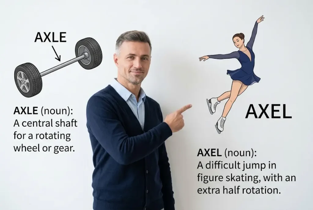 Final answer about axle or axel