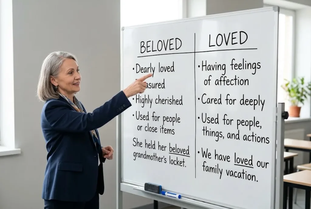 Final answer about beloved and loved