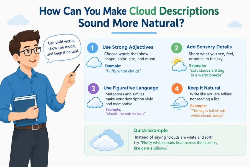How Can You Make Cloud Descriptions Sound More Natural?