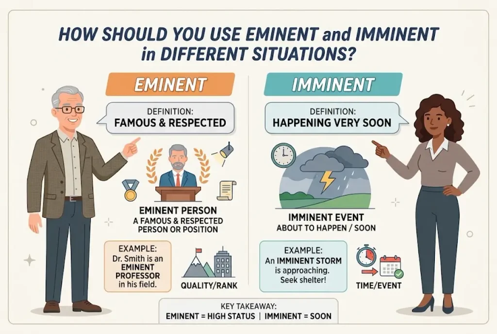 How Should You Use Eminent and Imminent in Different Situations?
