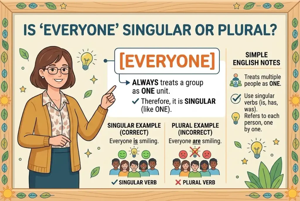 Is Everyone Singular or Plural?