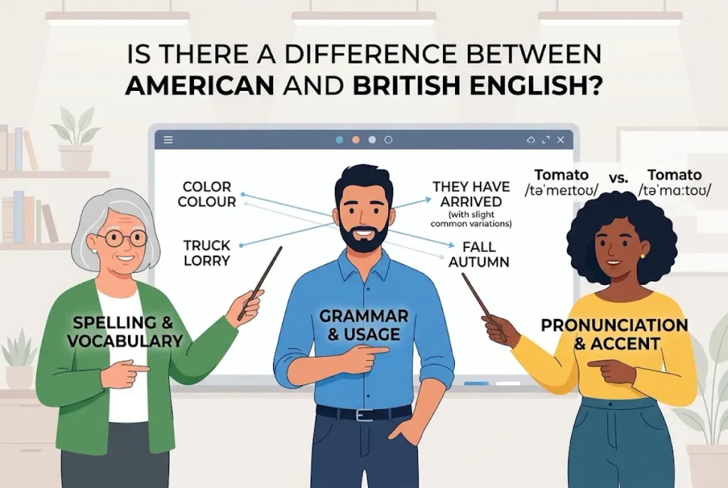 Is There a Difference Between American and British English?