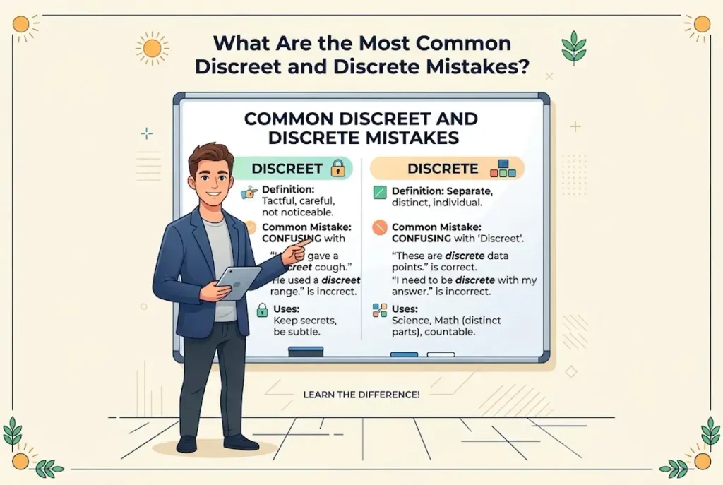 What Are the Most Common Discreet and Discrete Mistakes?