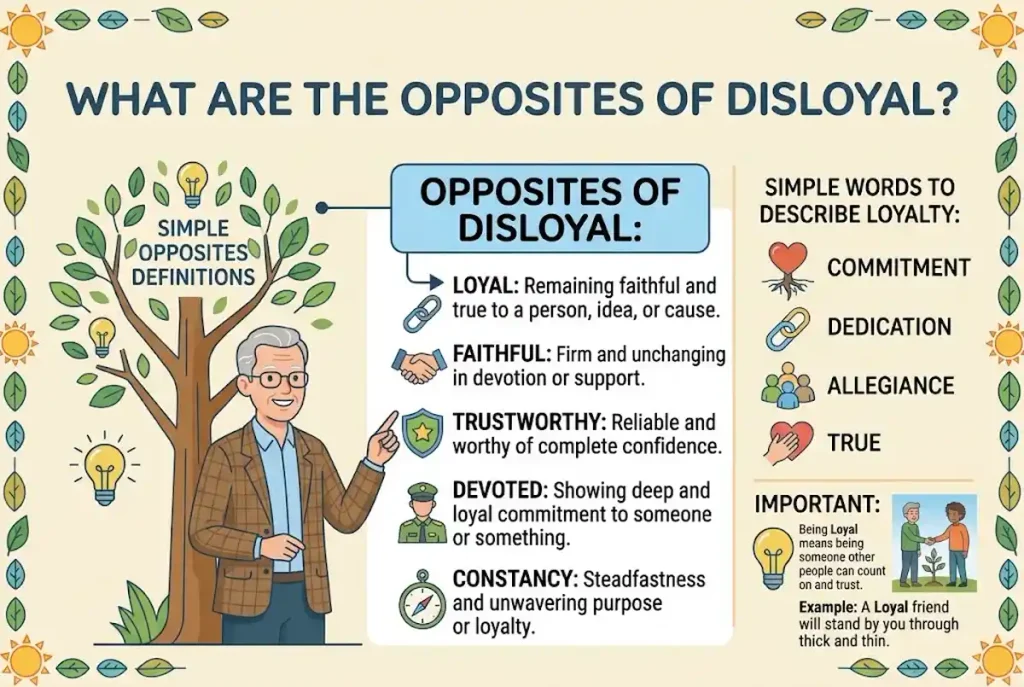 What Are the Opposites of Disloyal?