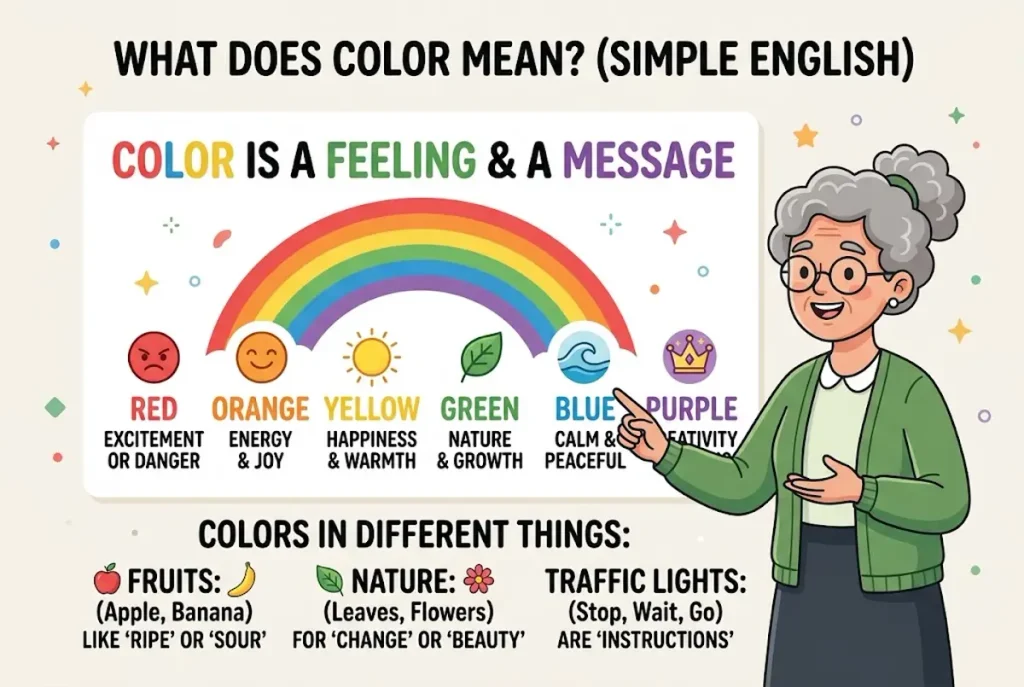 What Does Color Mean in Simple English?