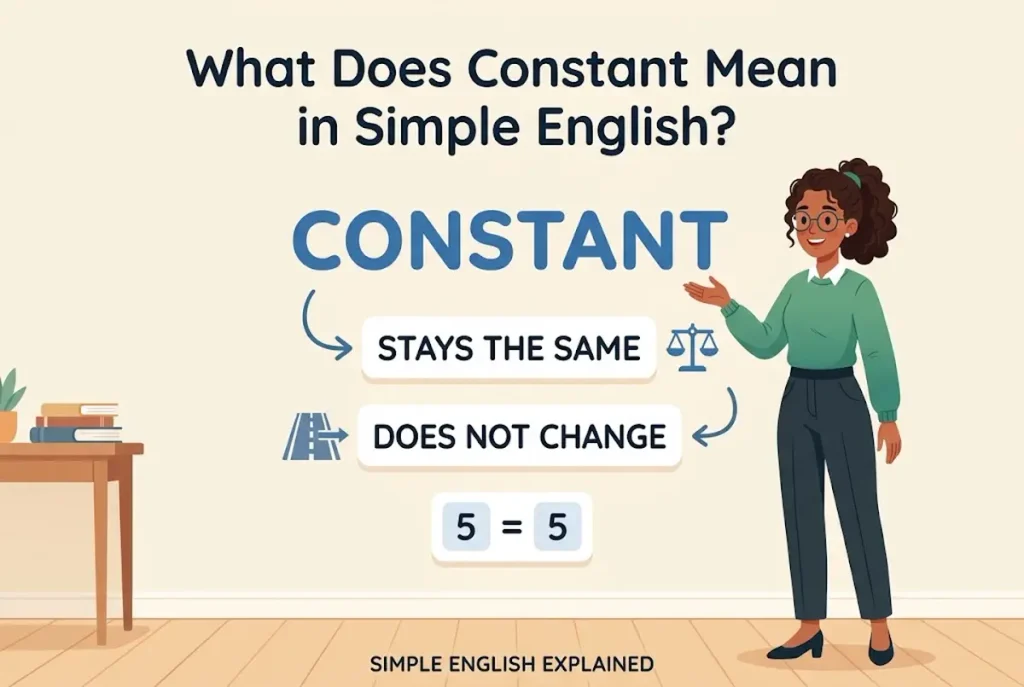 What Does Constant Mean in Simple English?