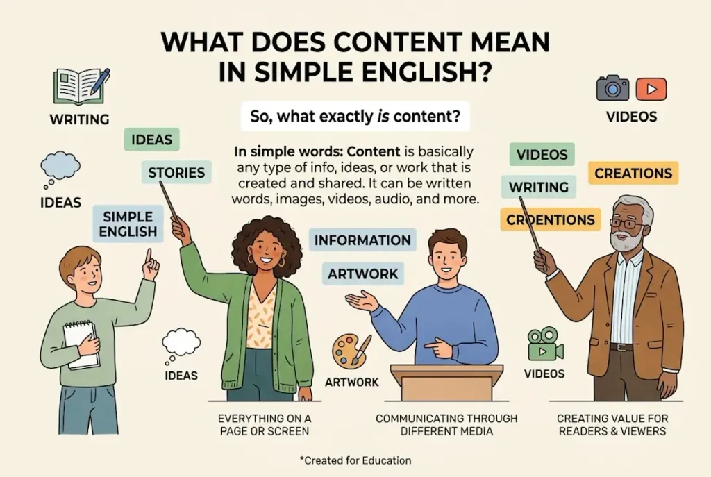 What Does Content Mean in Simple English?