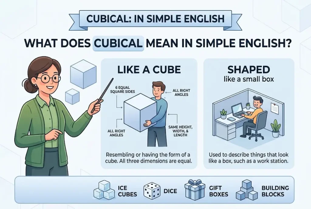 What Does Cubical Mean in Simple English?