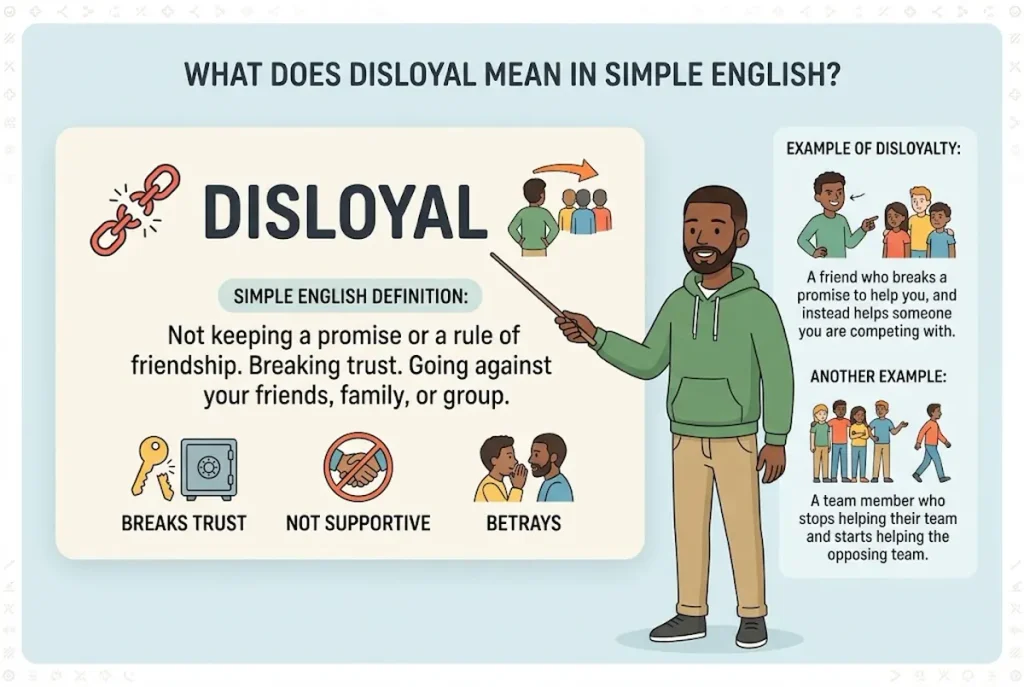 What Does Disloyal Mean in Simple English?