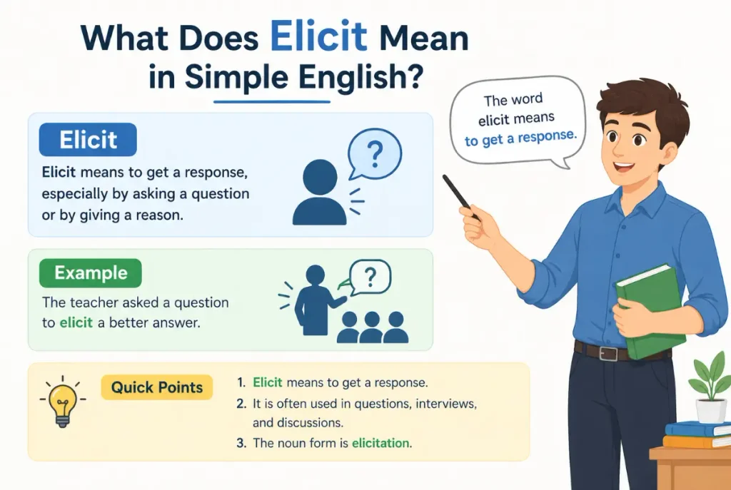 What Does Elicit Mean in Simple English?