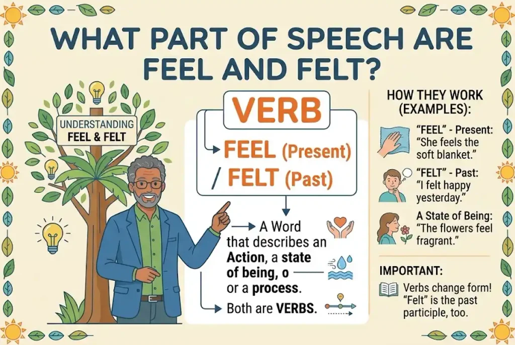 What Part of Speech Are Feel and Felt?