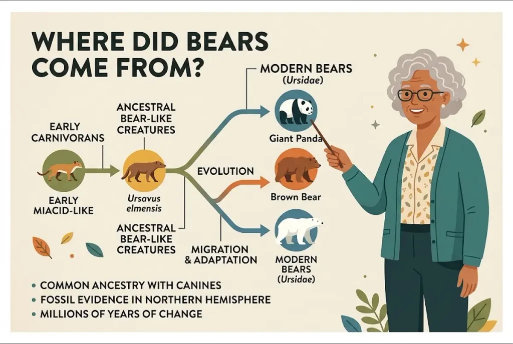 Where did bear come from?