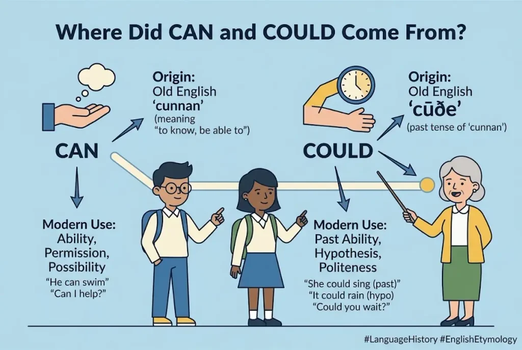 Where Did Can and Could Come From?
