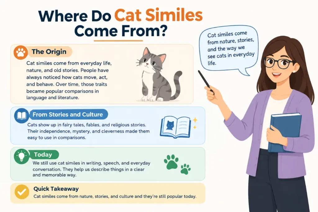 Where Do Cat Similes Come From?