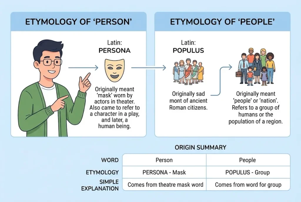 Where Do Person and People Come From?